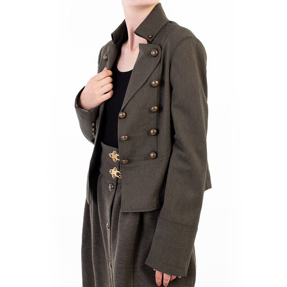 COMPAGNIA ITALIANA DARK GREEN SUIT JACKET | WOMENS SIZE M - Picture 2 of 5